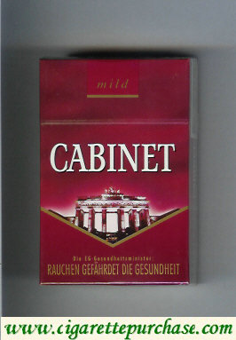 Cabinet Mild Berlin cigarettes collection version